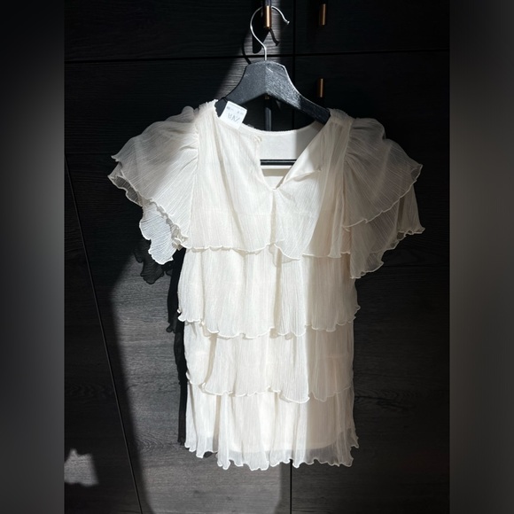 Zara Ruffled Tulle Dress - Picture 4 of 9